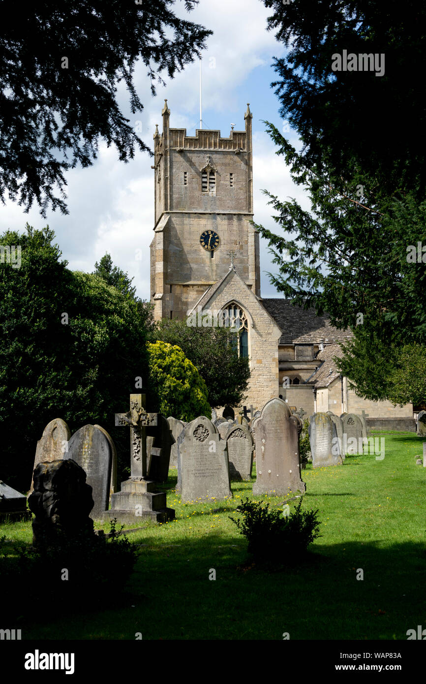 St Mary`s Church, Charlton Kings, Gloucestershire, England, UK Stock